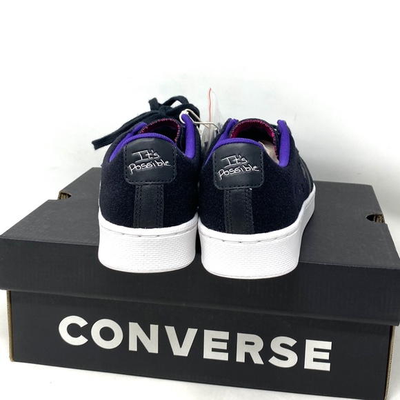 Converse Pro Leather Low Skate Women's Shoes Black Suede Casual Sneakers A01649C - Picture 5 of 11